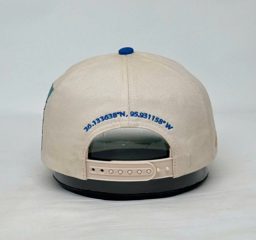 Tulsa Fairgrounds Off-White/Cornflower Blue