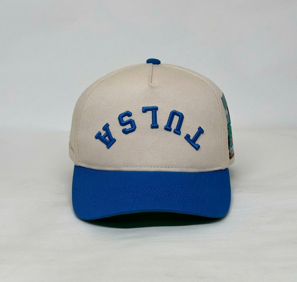 Tulsa Fairgrounds Off-White/Cornflower Blue