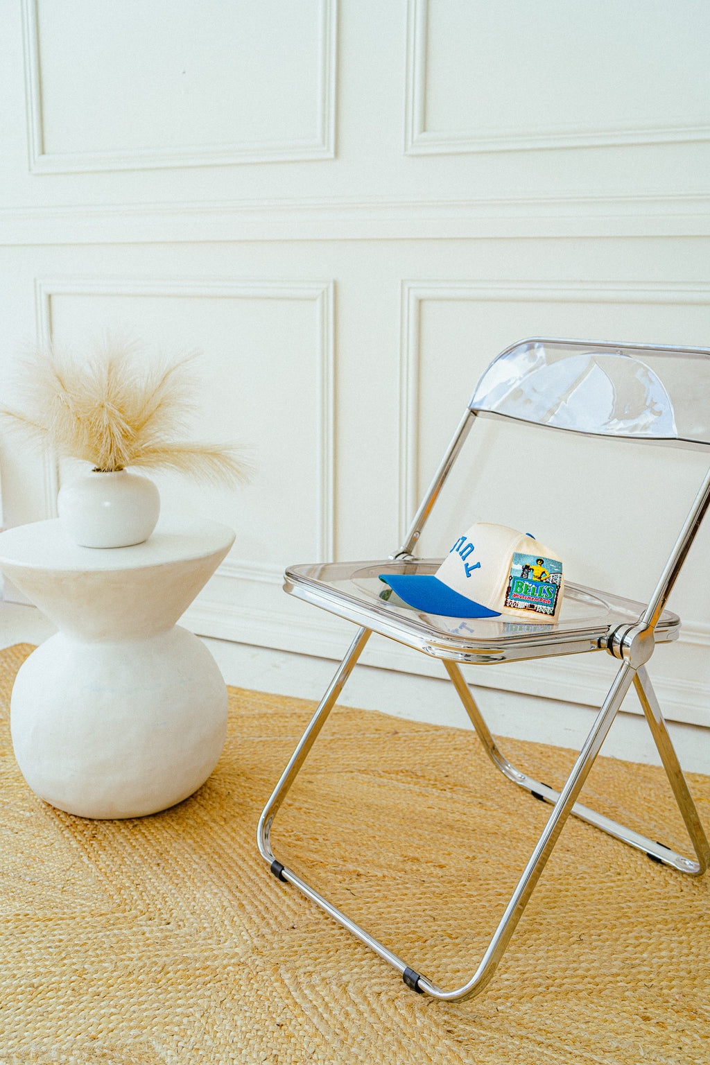 Tulsa Fairgrounds Off-White/Cornflower Blue