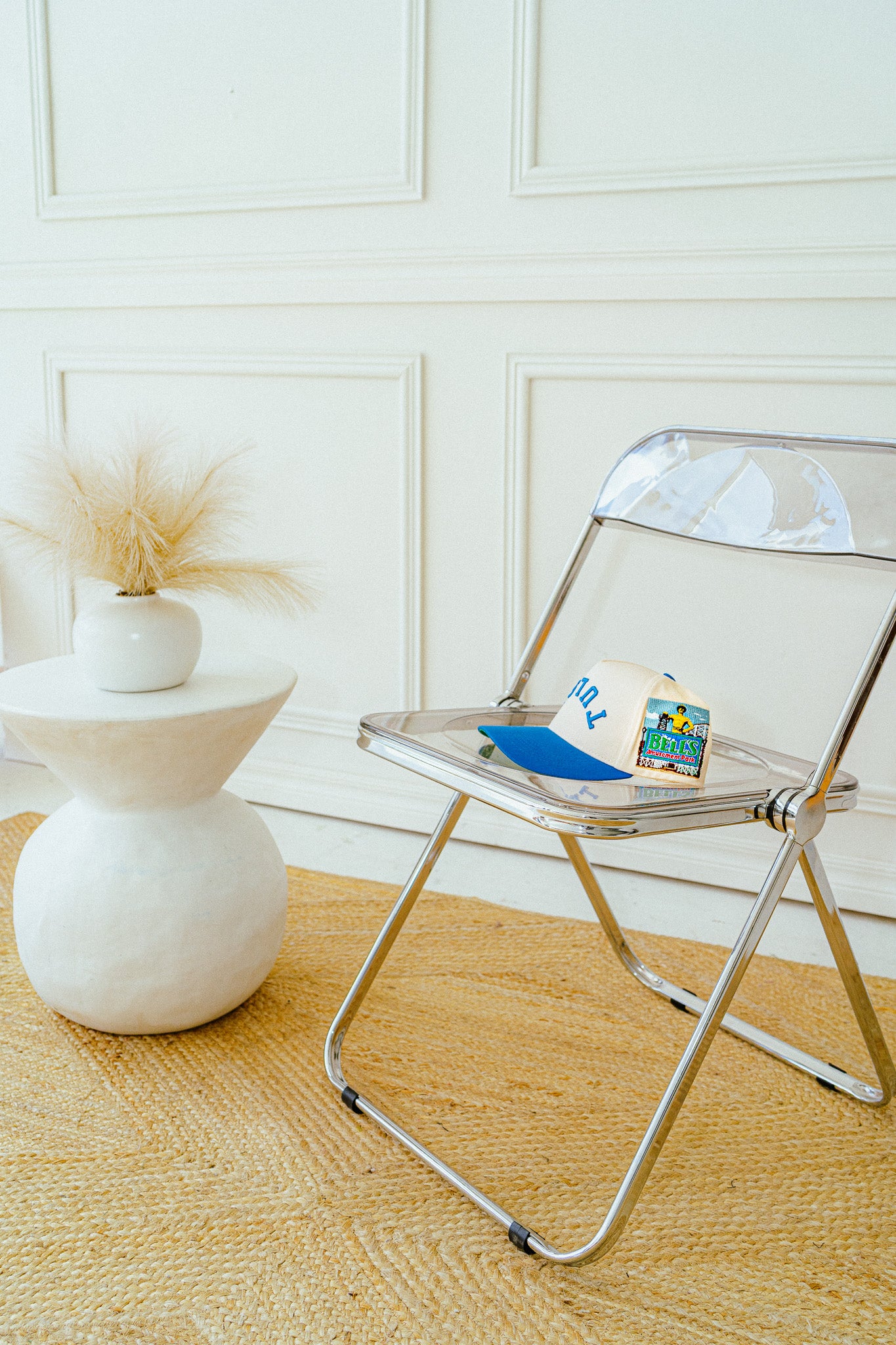 Tulsa Fairgrounds Off-White/Cornflower Blue